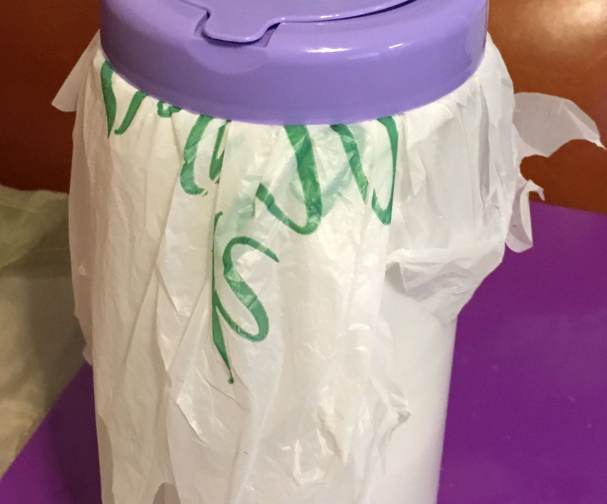 DIY Mini Trash Can for Your Car 