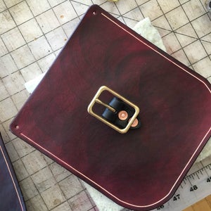 Groove Your Stitch Line and Attach Your Buckles 