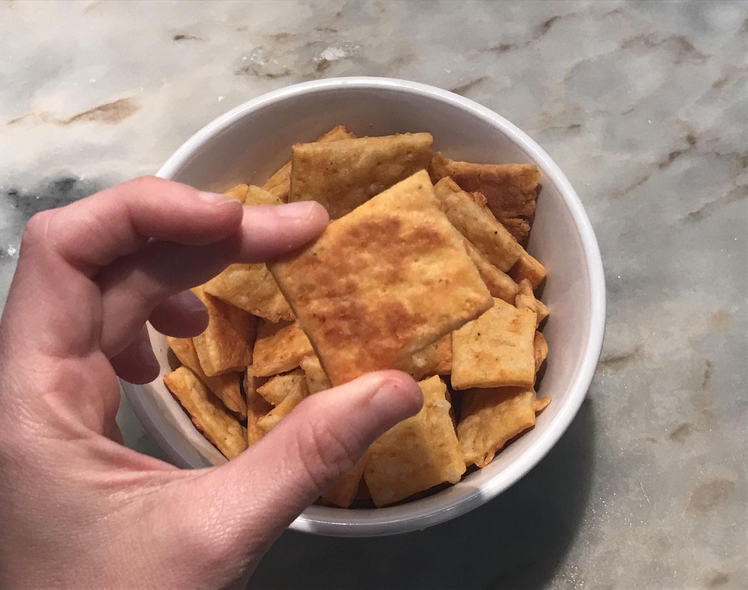 How to Make Cheese Crackers With Only 3 Ingredients