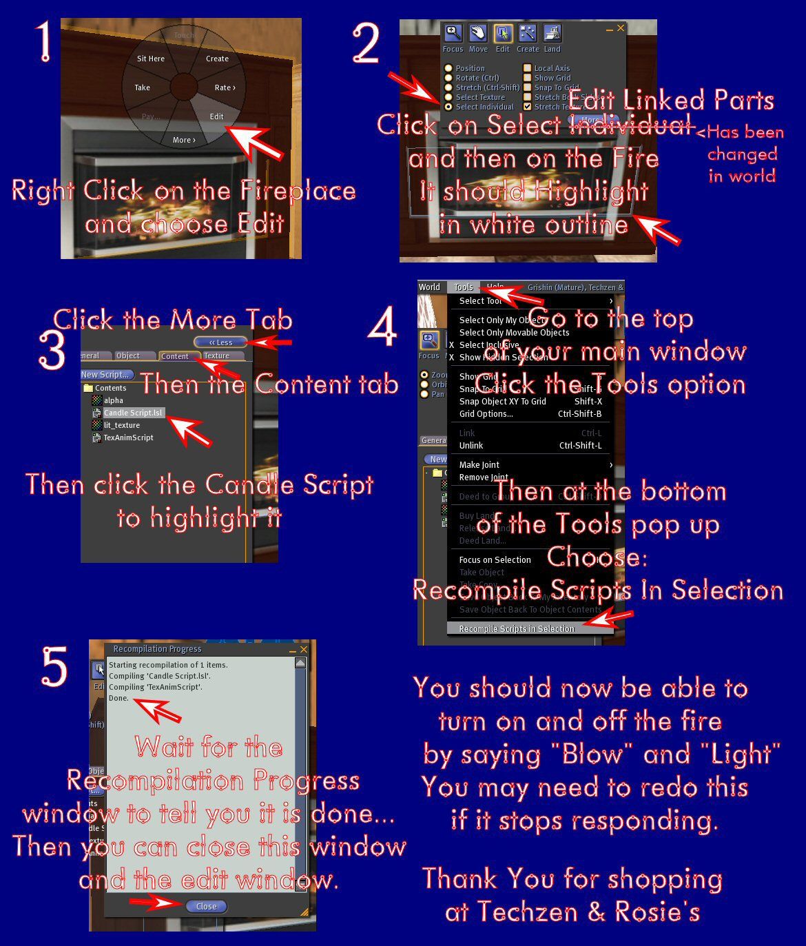 Recompile Scripts in Objects