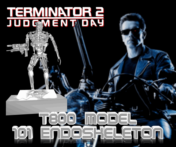 Terminator T800 Model 101 Endoskeleton - Freedownload :)