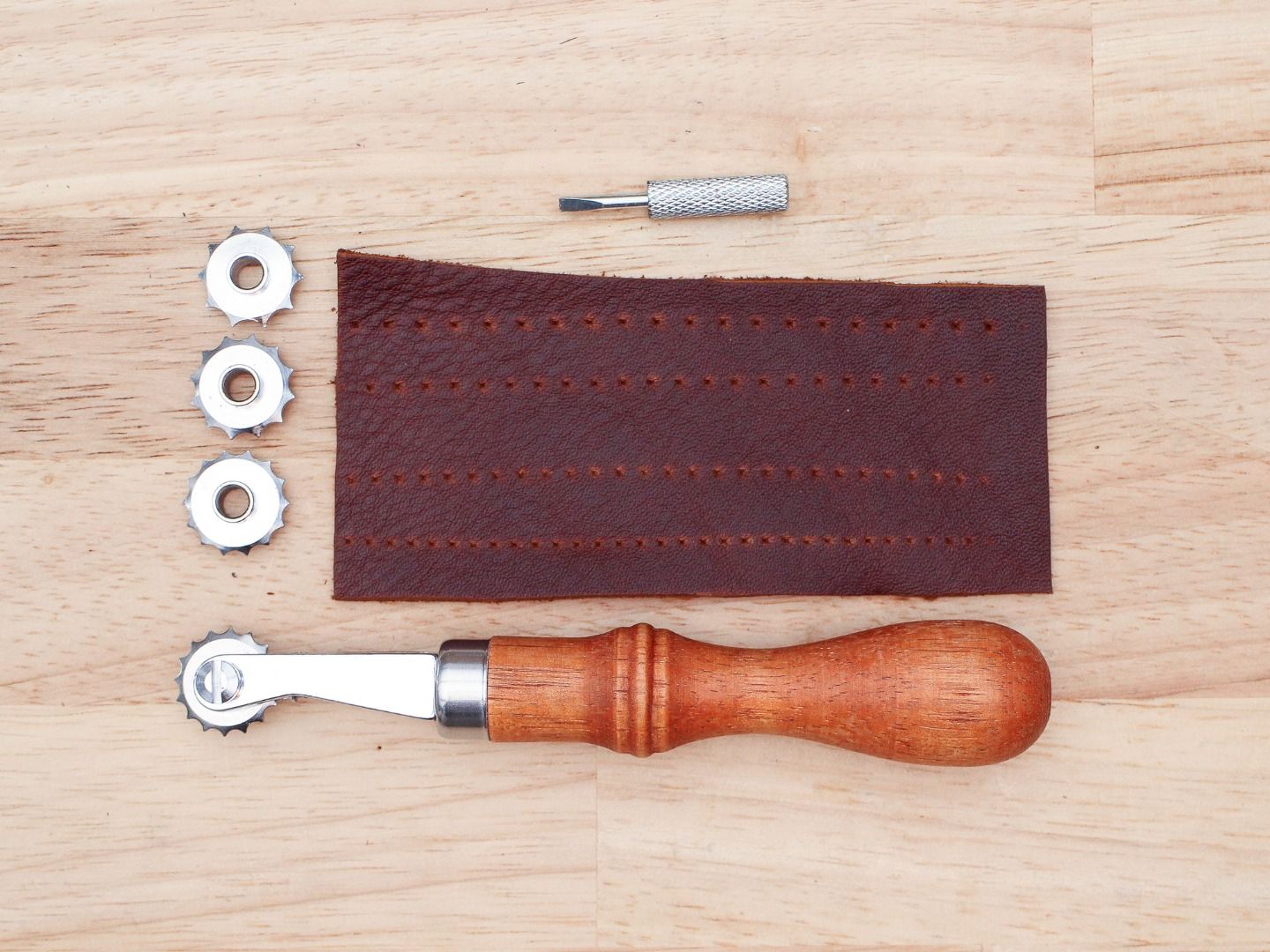 Creating Sewing Holes in Leather 7 Steps Instructables