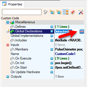 In Visuino Set Custom Code Component photo 3