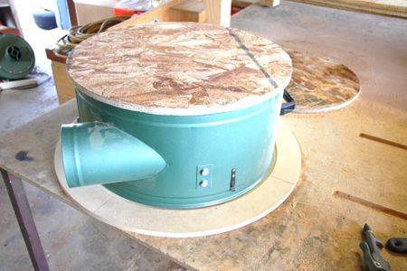 Making a Cyclone Chip Separator for a Dust Collector : 10 Steps (with ...