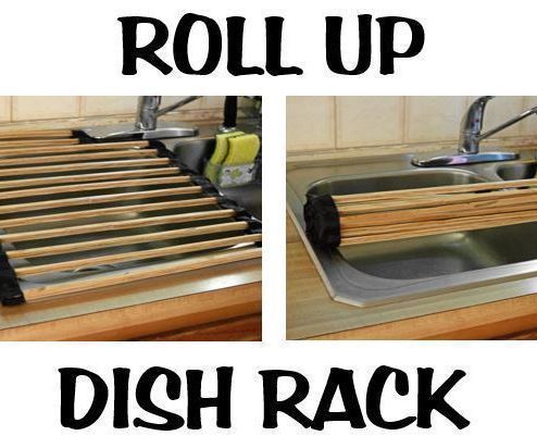 Roll Up Dish Rack
