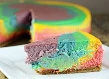 Rainbow Cheese Cake