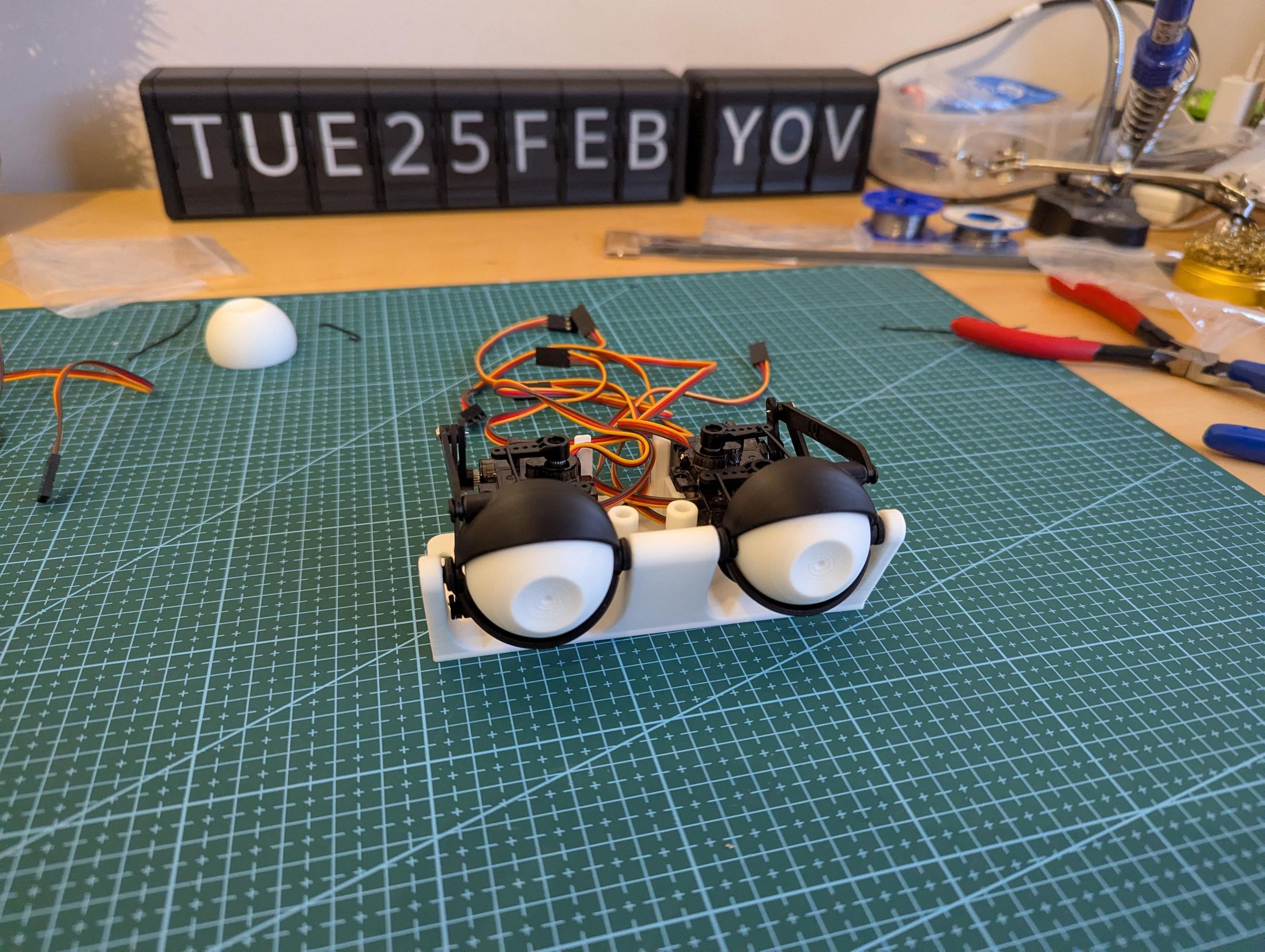 Animatronic Eyes - (Double and Single, 3D Printed, Compact, With ...