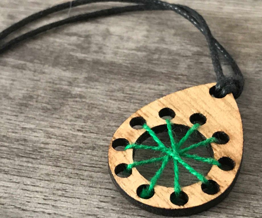 Wood & Thread Pendant Necklace : 14 Steps (with Pictures) - Instructables