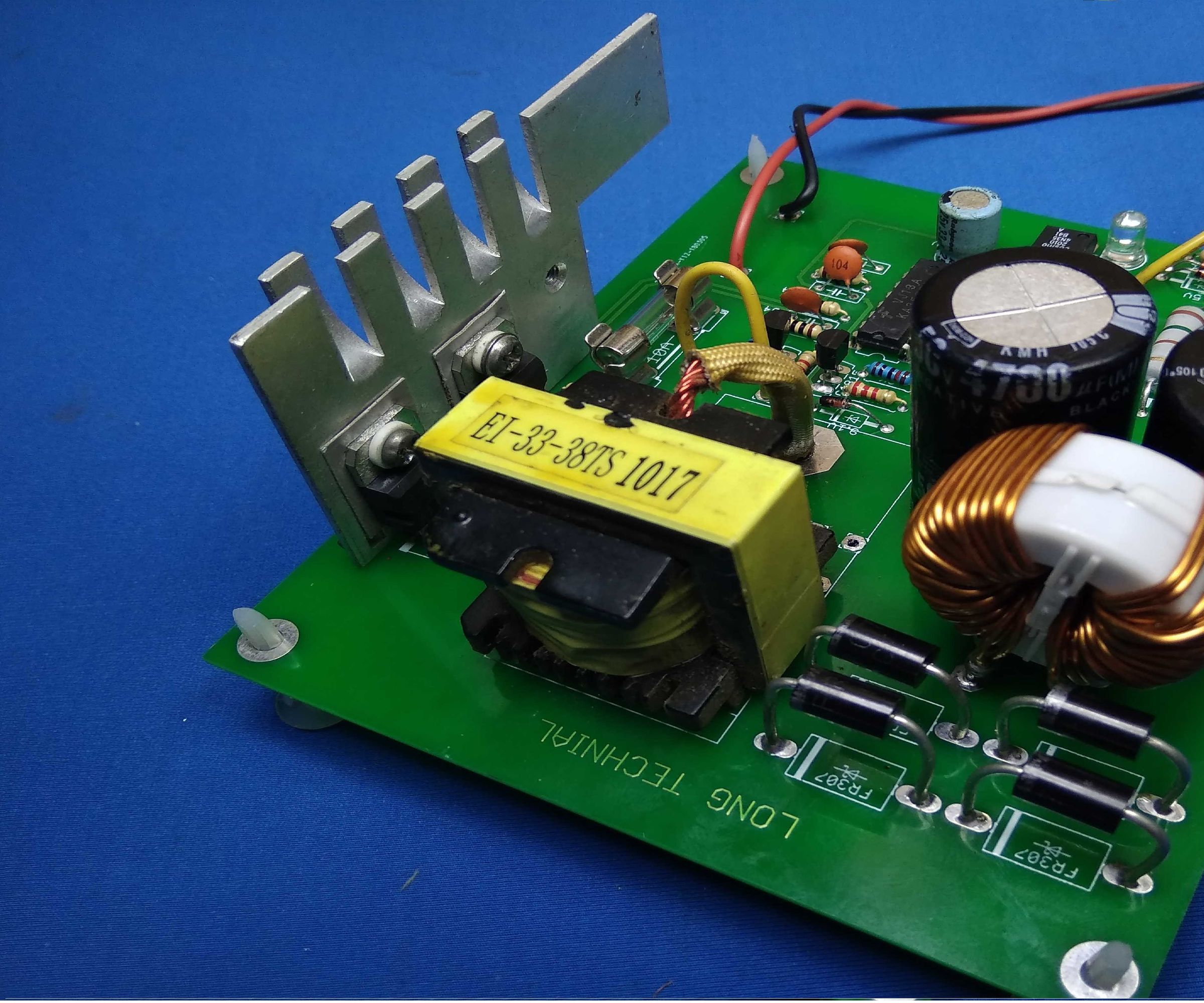 HANDMADE CAR AMPLIFIER CIRCUIT SG3525 DC TO DC CONVERTER 12V to +- 30V