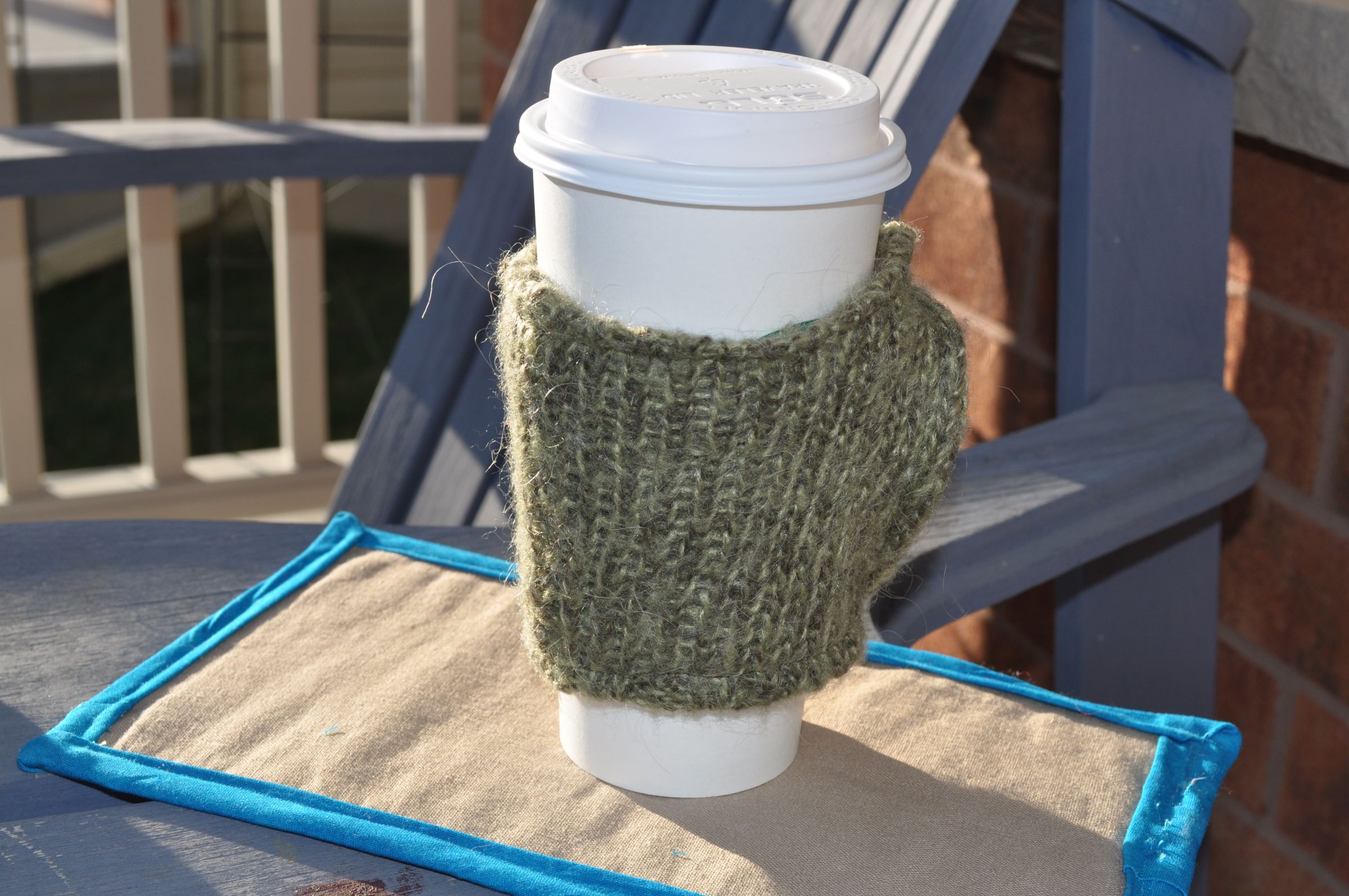 Upcycled Sweater Coffee Sleeve/handwarmer
