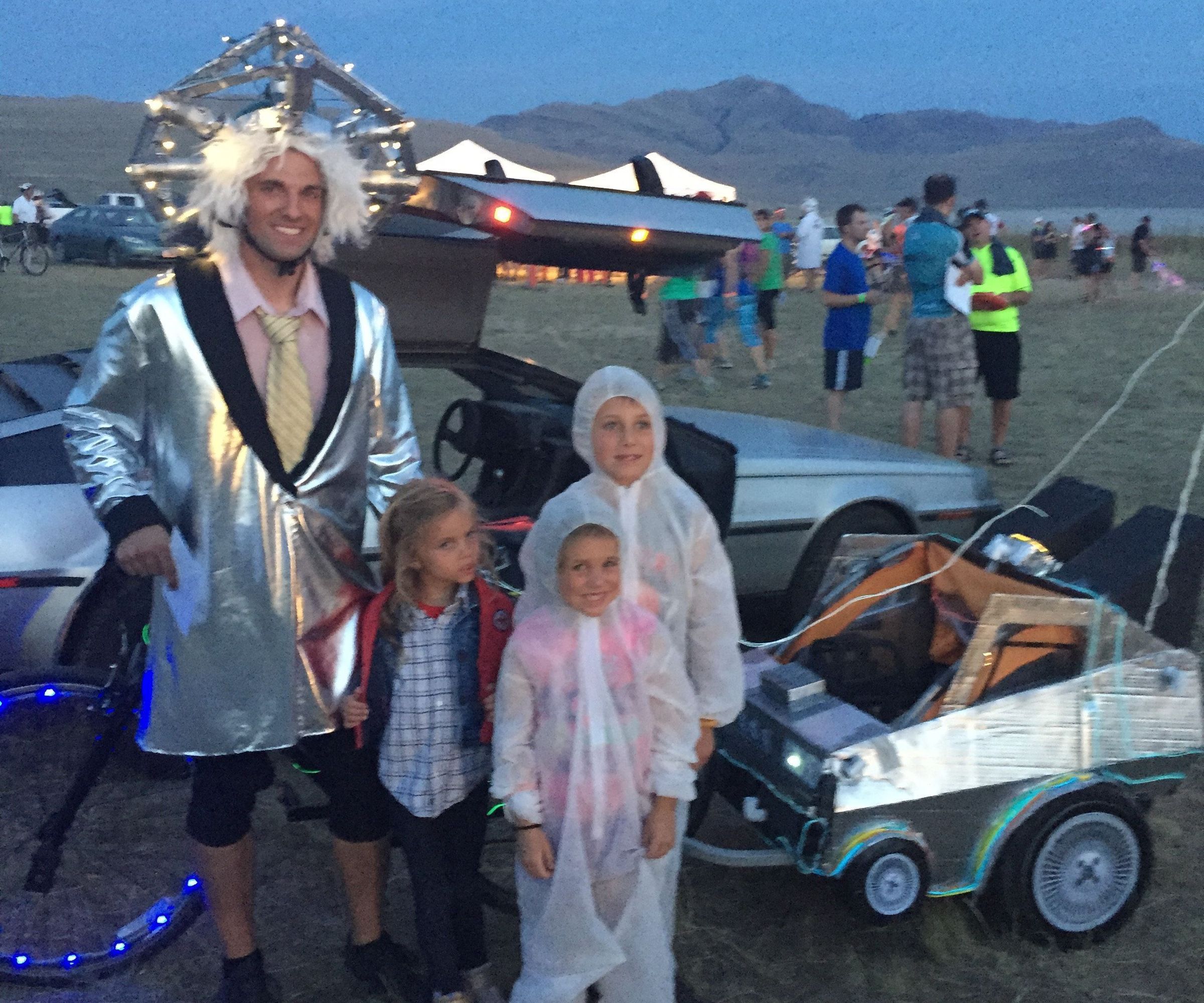 Back to the Future DeLorean Bike Trailer