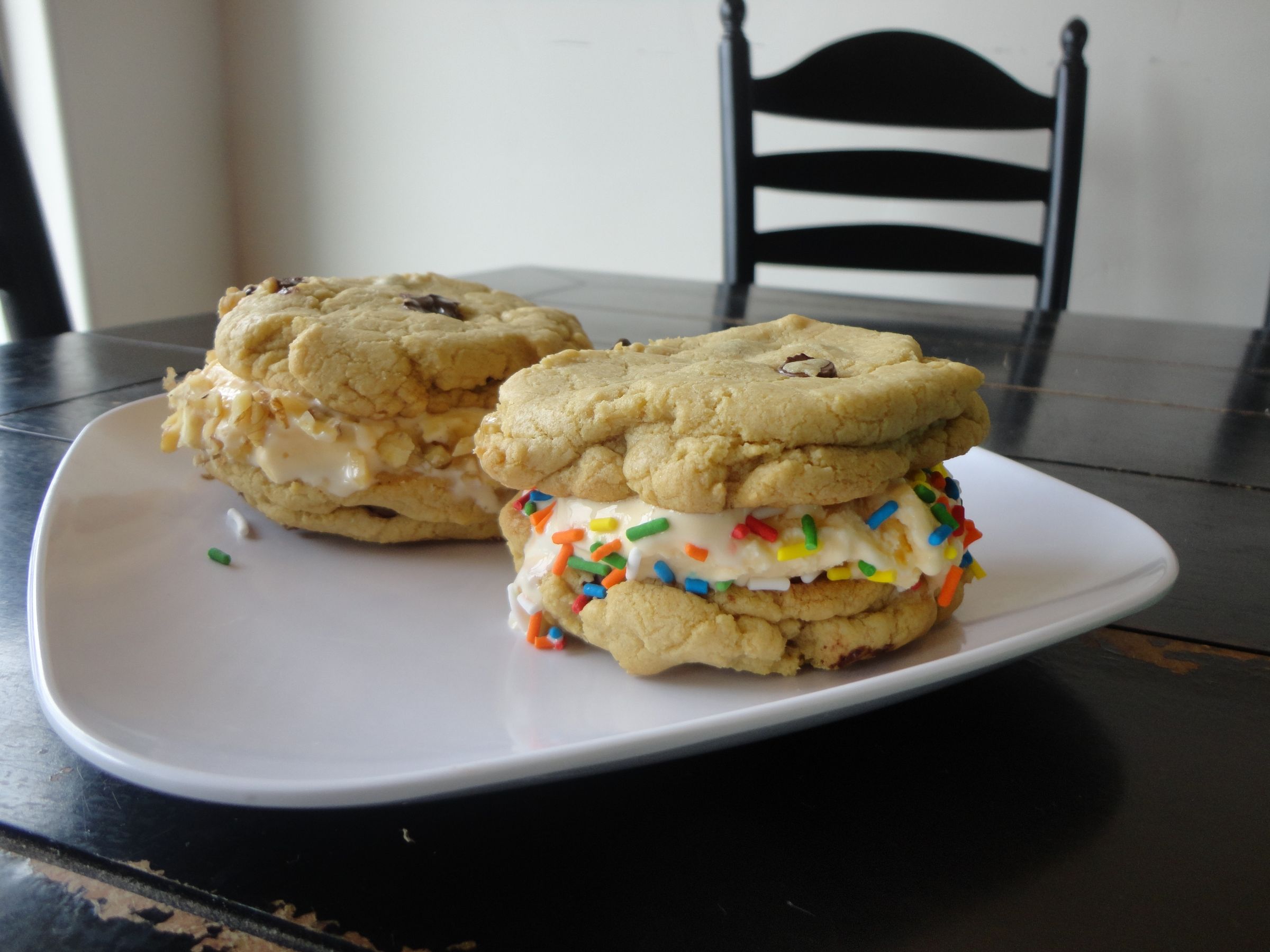 Cookie Ice Cream Sandwiches