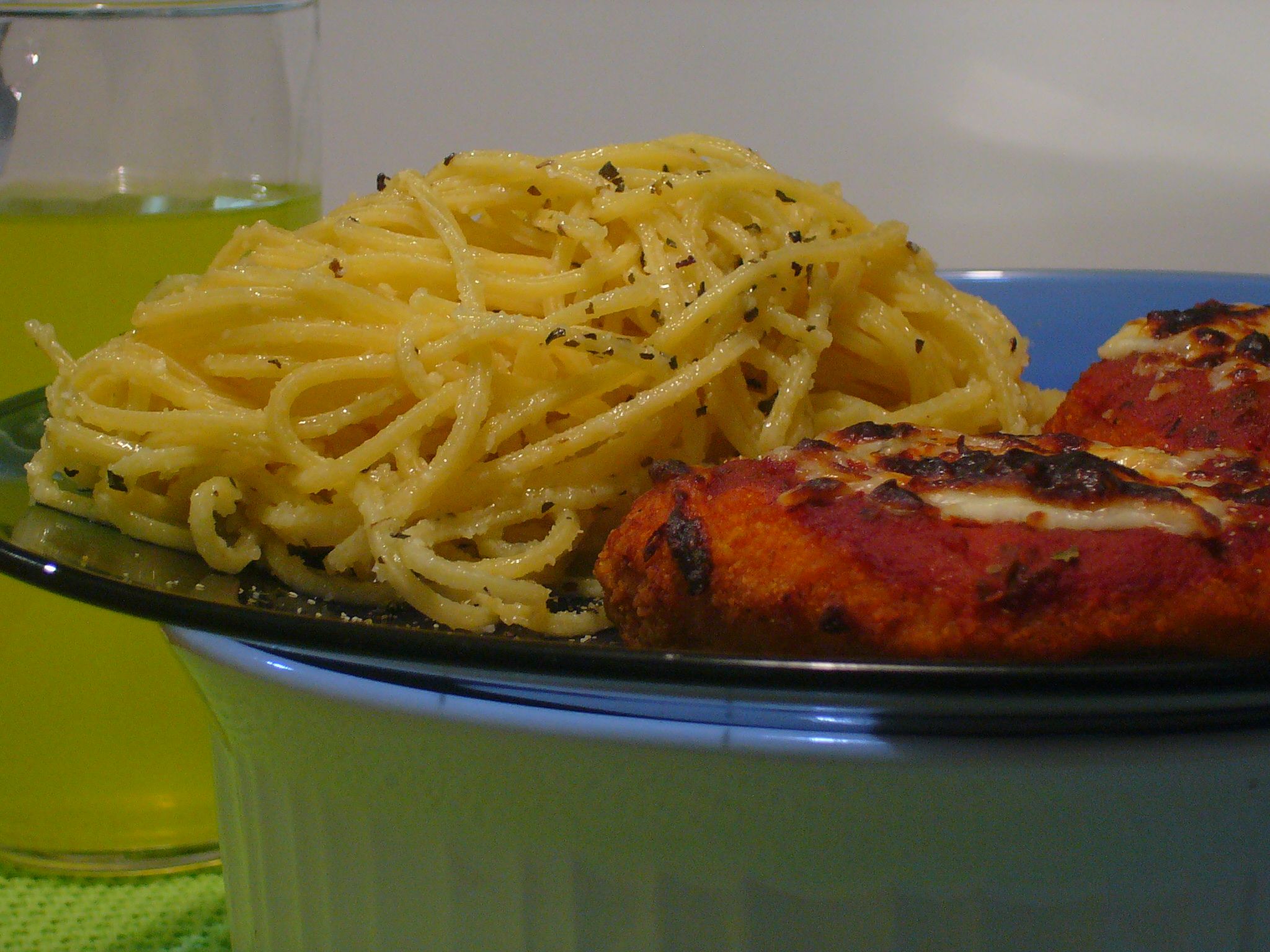 [Collegiate Meals] Basil Parmesan Spaghetti