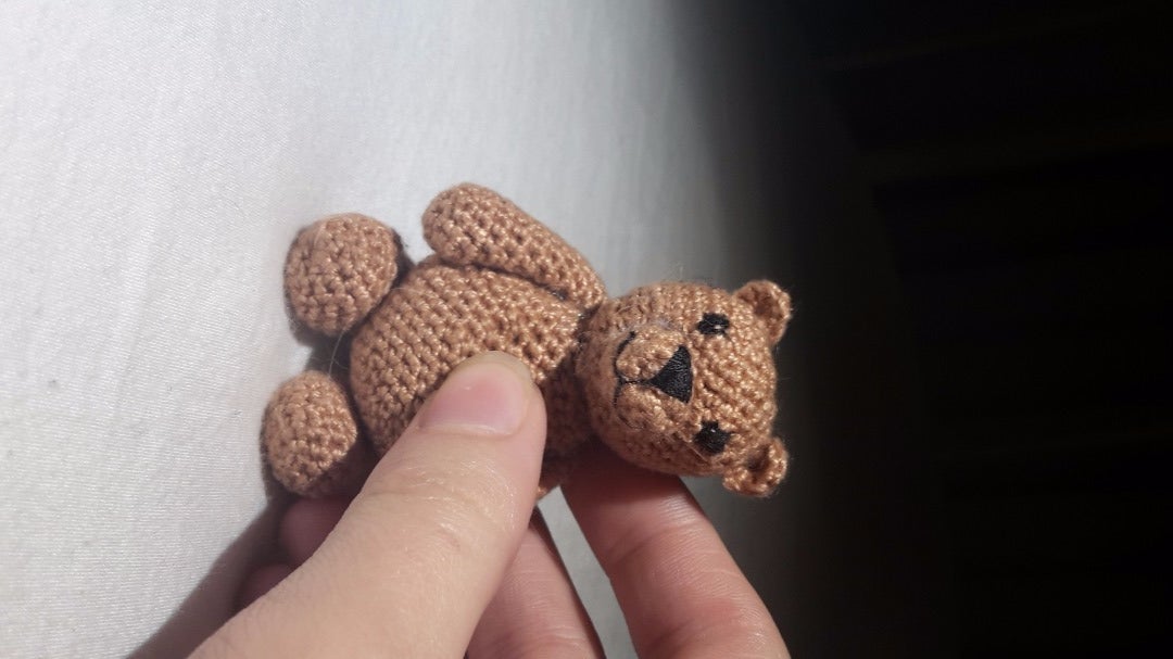 How to Crochet a Tiny Teddy Bear