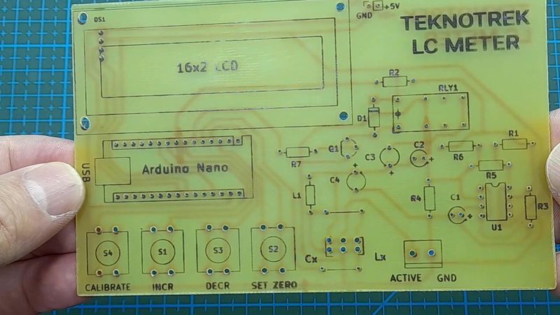 Arduino Tester Rlc DIY Arduino LC Meter: Easy Inductance and Capacitance Measurement : 5 ...