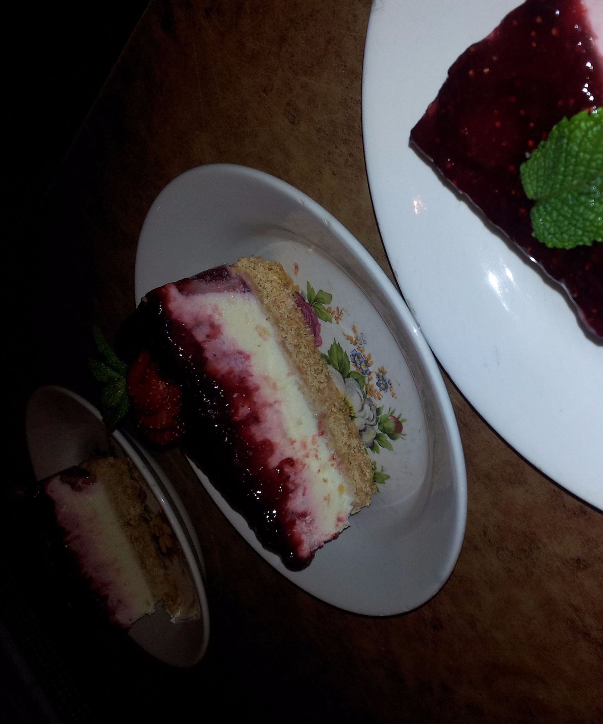Strawberries & Lemon  Cheesecake