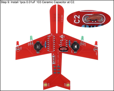 Install 1pc 0.01uF 103 Ceramic Capacitor at C2