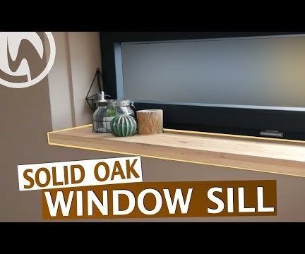 Solid Oak Window Sill