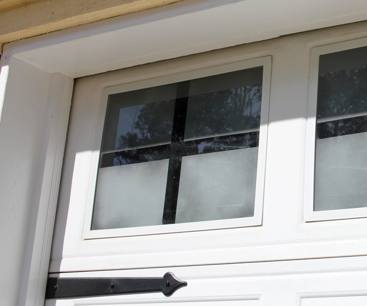 Faux Finish Your Garage Windows