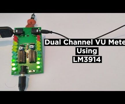 How to Make a Dual Channel Vu Meter Using LM3914