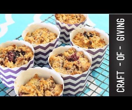 Vegan Mixed Berry Cakes (GF) | Craft of Giving