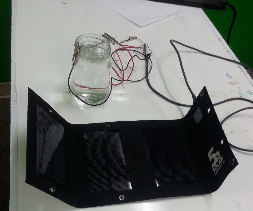 Nickel Plating with Solar Power