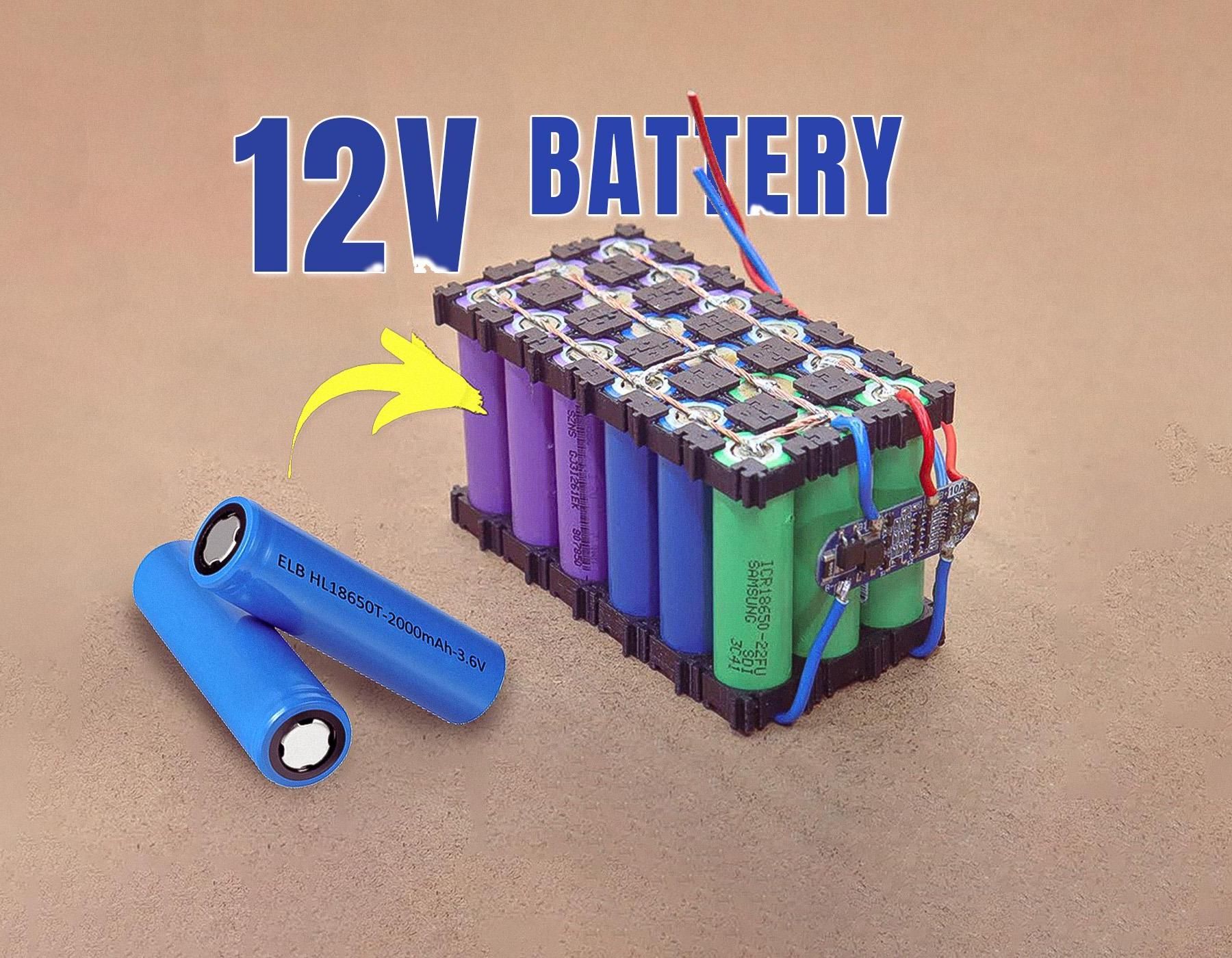 How to Make a 12V Lithium-Ion Battery Pack at Home Using Old Laptop ...