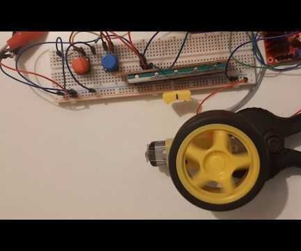 Arduino Control DC Motor Speed and Direction Using a Potentiometer & Buttons