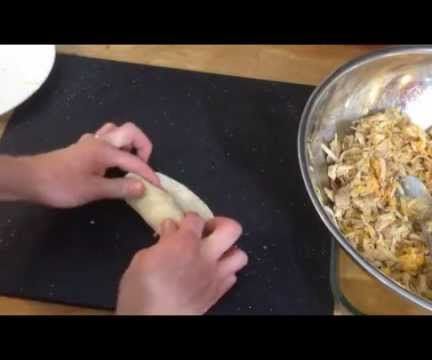 CHICKEN CHIMICHANGA (BAKED)