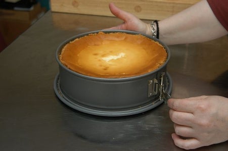 Release the Cake From the Pan and Slice.