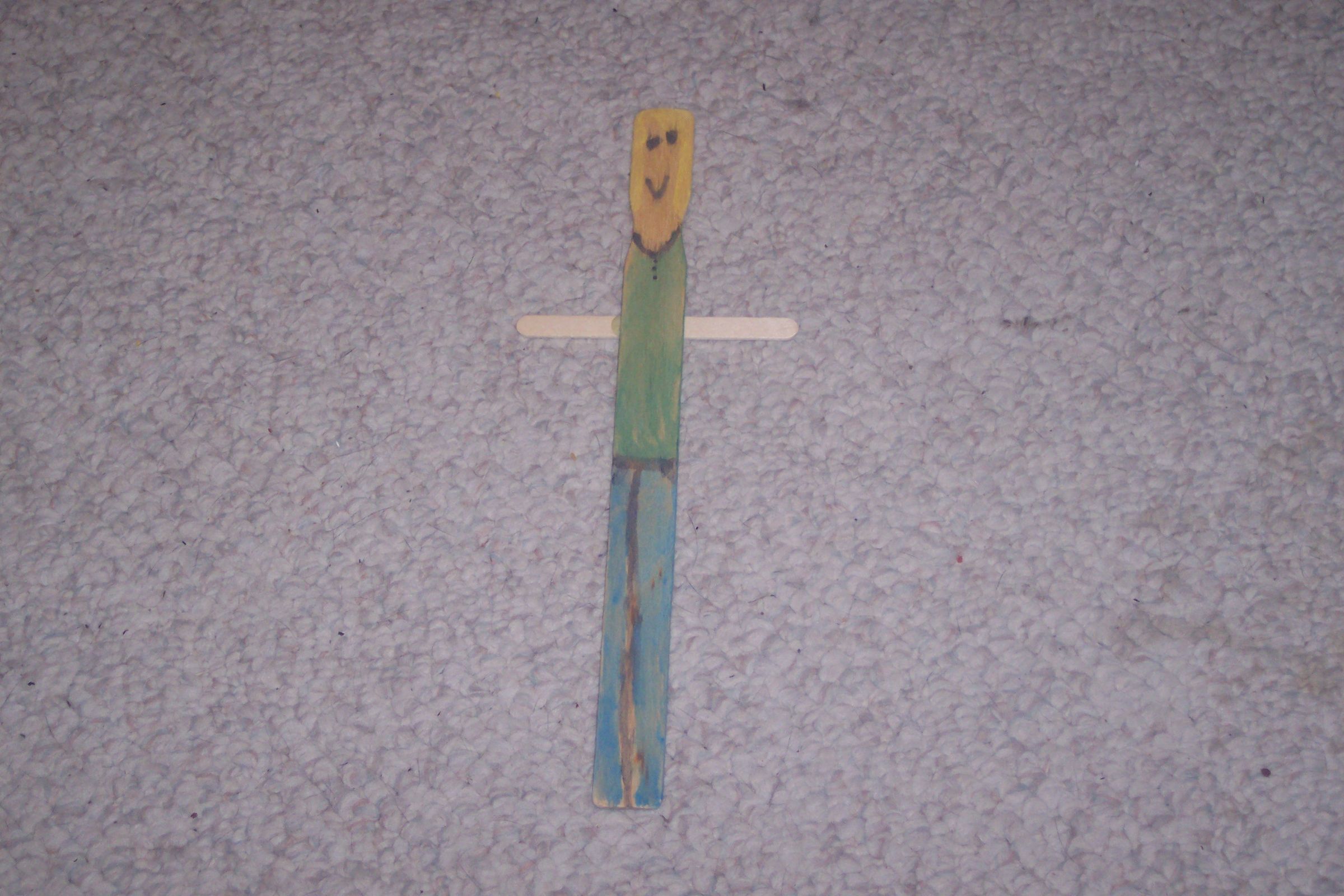 Personalized Paint Mixer Stick Doll