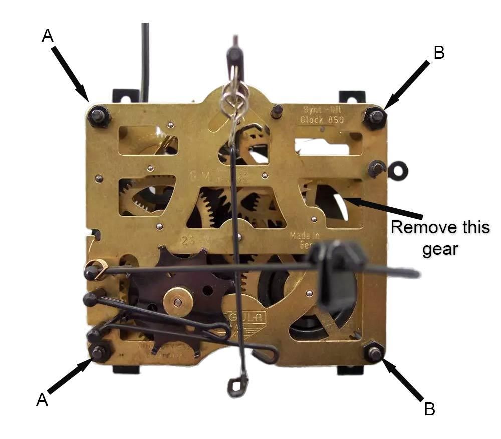 Diagram Door Mounting Made In Germany Cuckoo Clock Parts