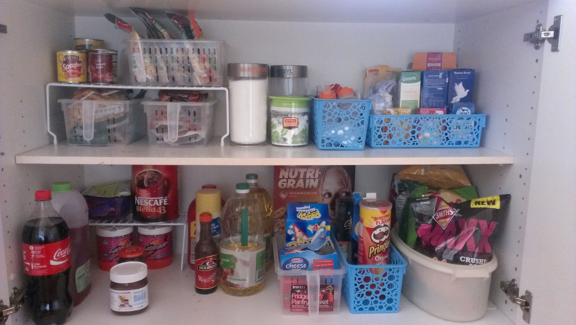 How to organise your kitchen pantry.