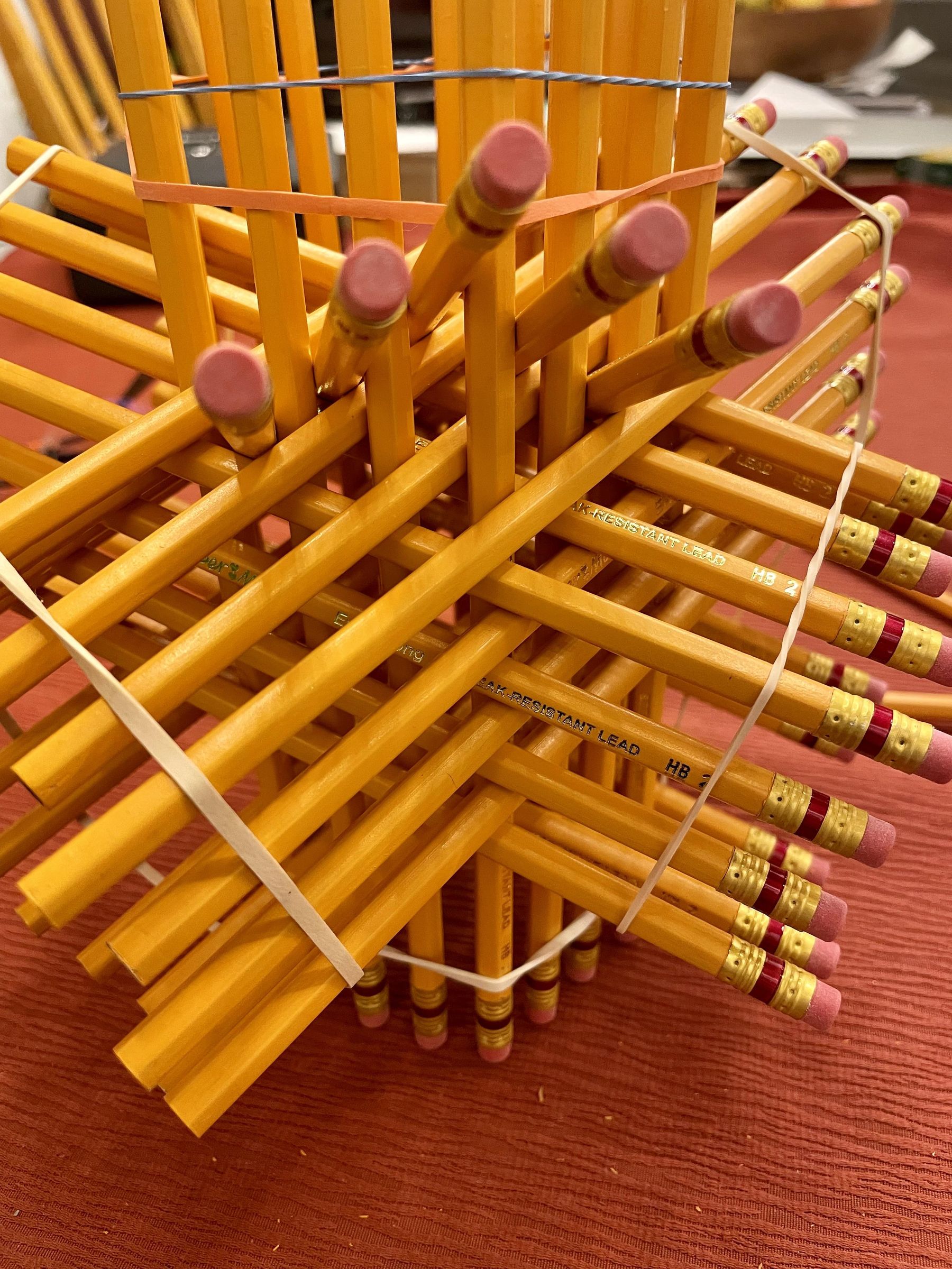 Easy 72 Pencil Sculpture 6 Steps (with Pictures) Instructables