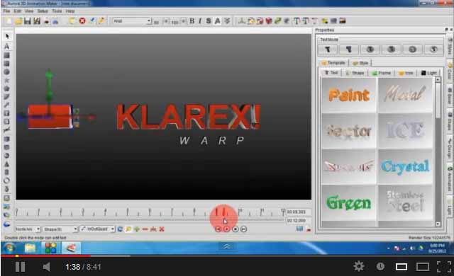 Logo Design Using Aurora 3D