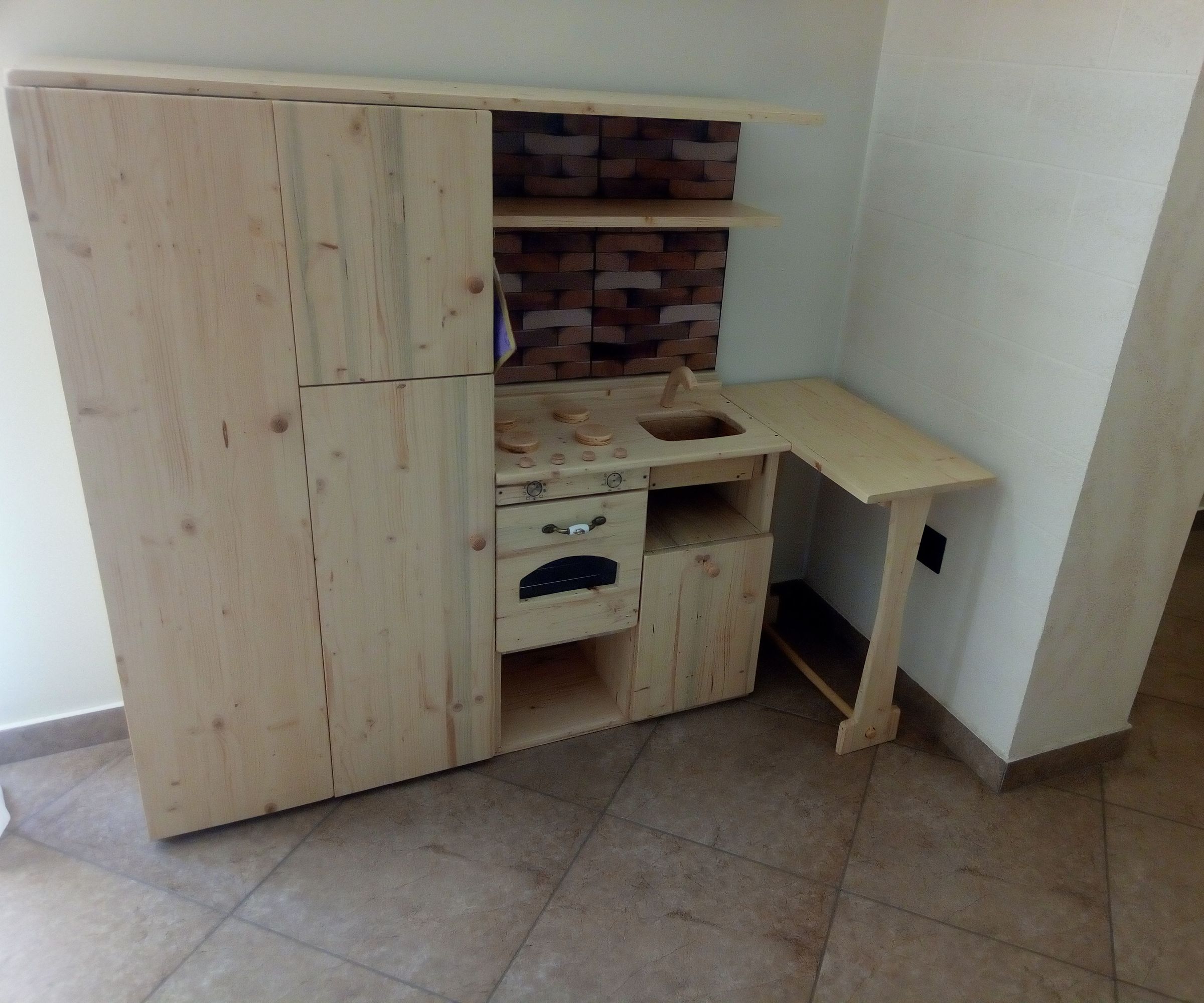 Homemade Wood Kitchen Toy