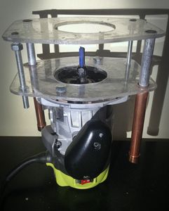 Plunge Router Base for a Fixed Router : 6 Steps (with Pictures ...