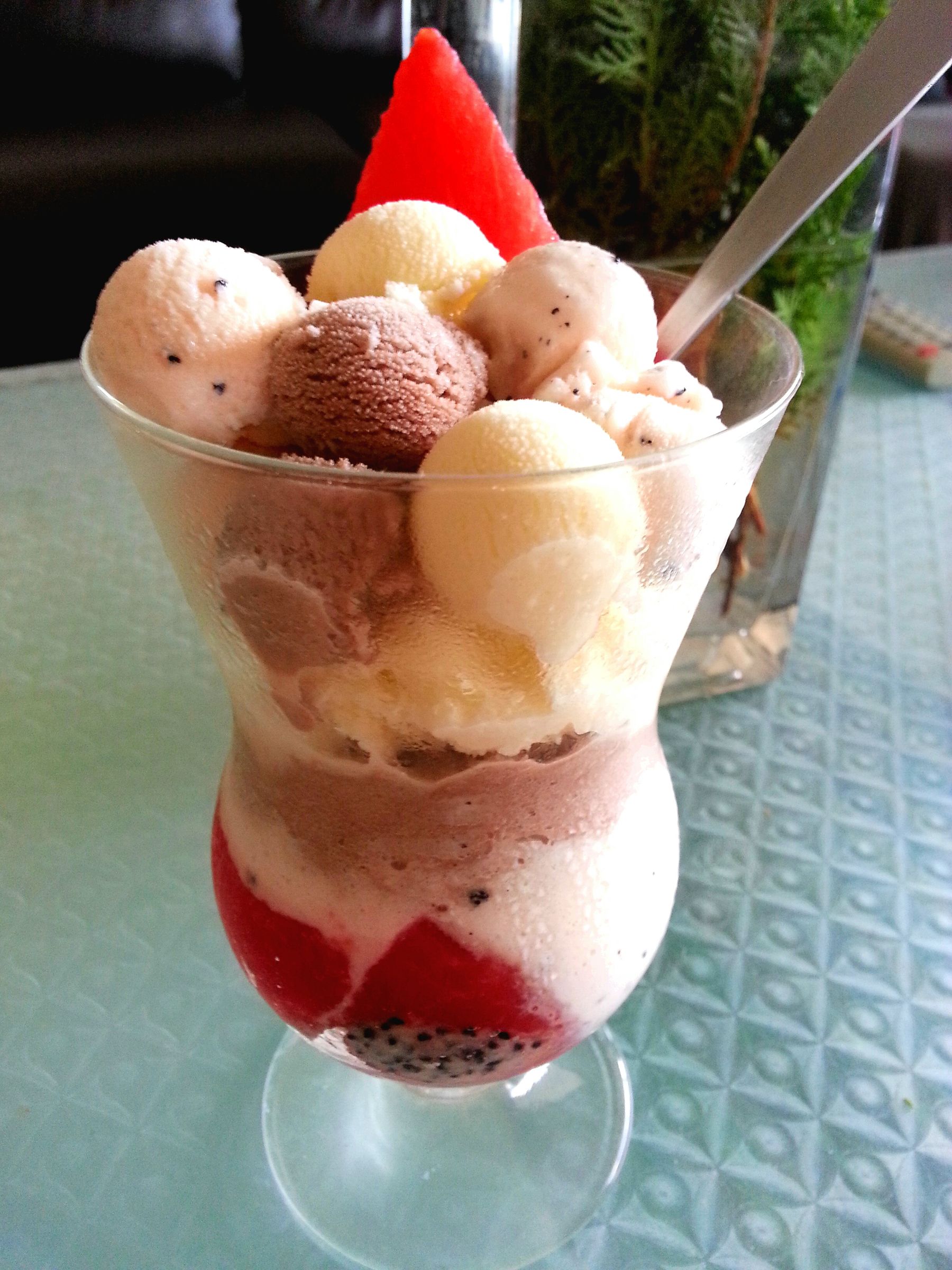 How to Make Ice Cream (3 Flavors: Vanilla, Chocolate and Dragon Fruit With Watermelon) 