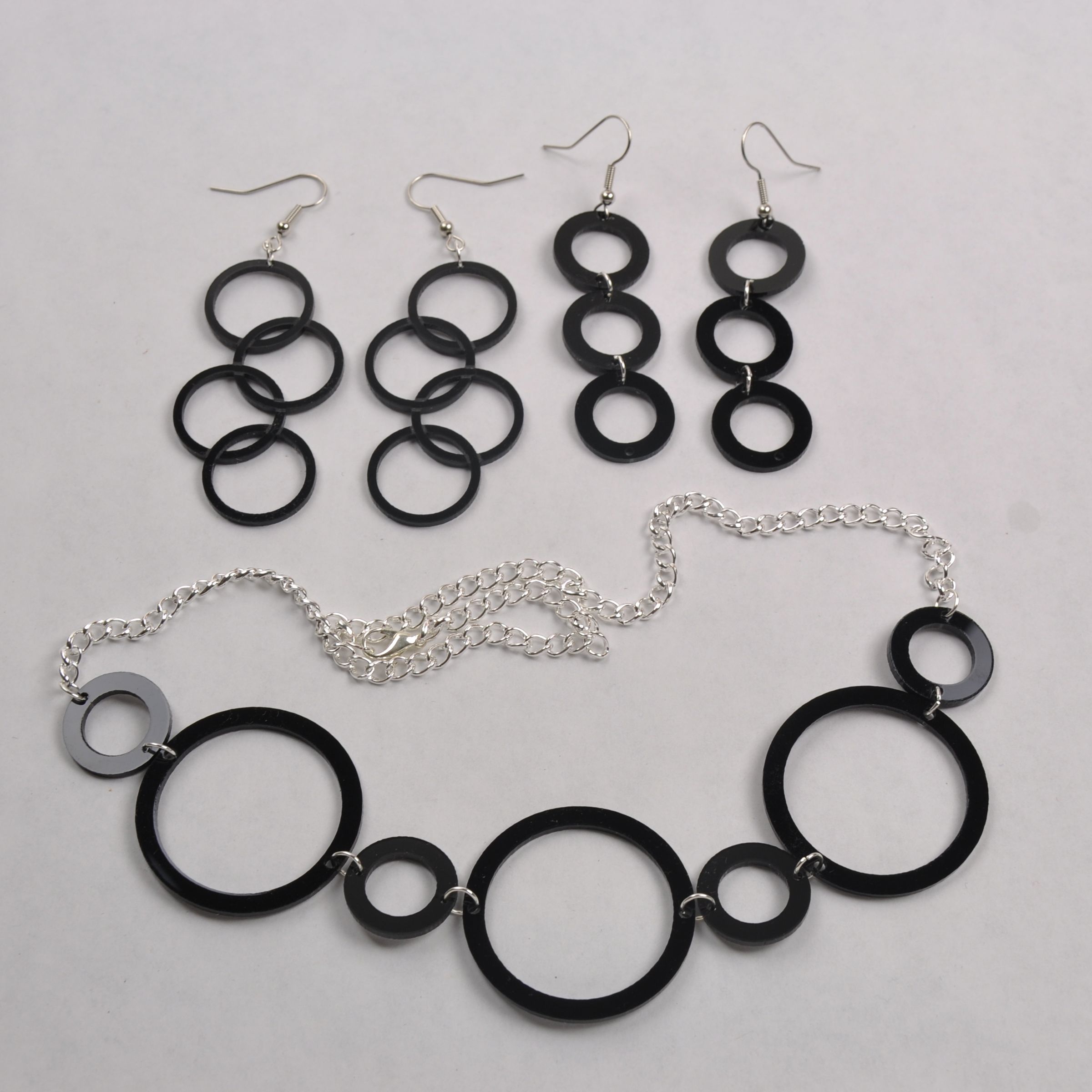 Simple Circle Laser Cut Jewelry