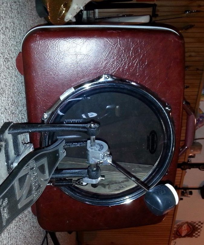 Turn A Samsonite Suitcase Into A Bass Drum
