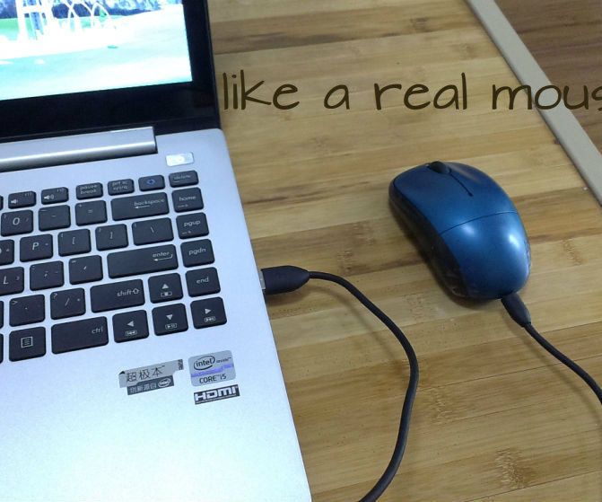 A Mouse+A Power Bank =Rechargeable Wireless Mouse