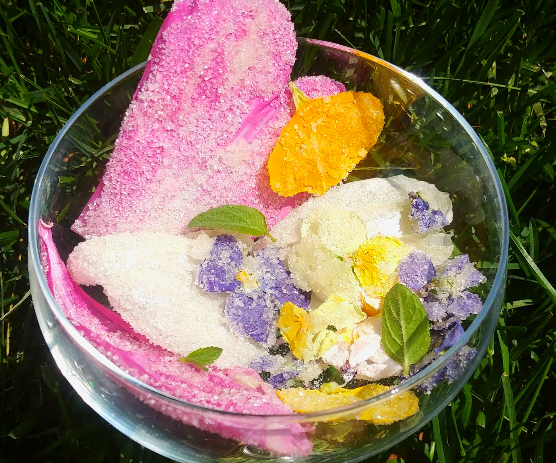 Candied Wildflowers