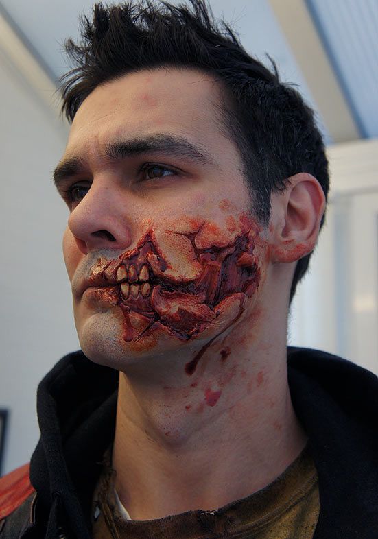 Walking Dead Style Prosthetic Application