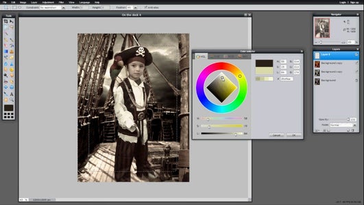 Creating a Soft Frame Border and Foxing