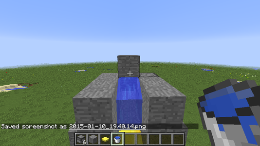 Fill the Farthest Back Parts With Water on 1st and 2nd Layers