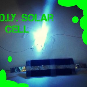 Homemade Solar Cell Using Household Items (update)