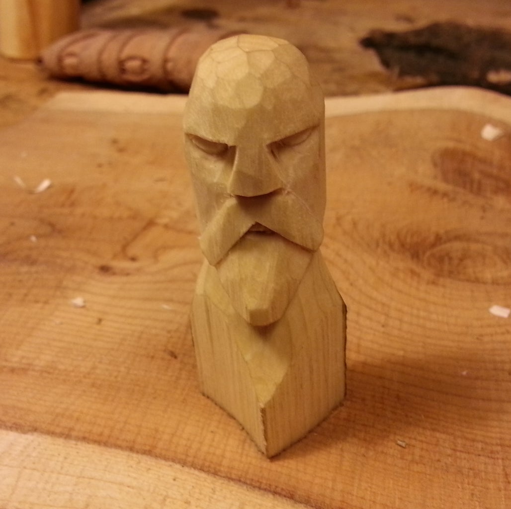 Carved Viking Chess Piece : 5 Steps (with Pictures) - Instructables carved-viking-chess-piece-5-steps-with-pictures-instructables
