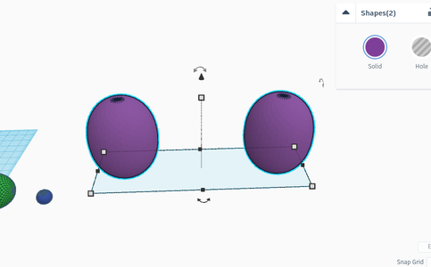Creating the First Layer of the Grapes
