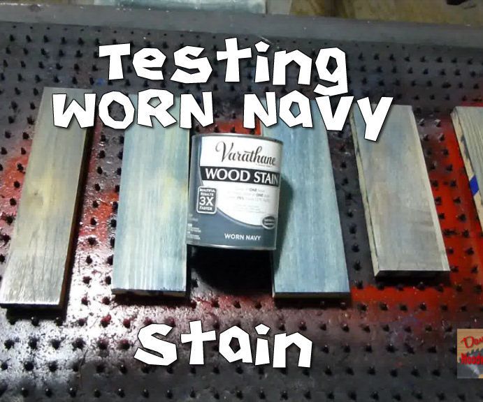 Testing Worn Navy Stain