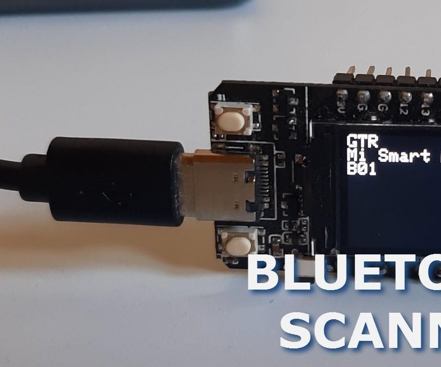 ESP32 TTGO Bluetooth Device Scanner